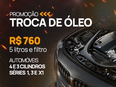 Promo��o Troca de �leo BMW